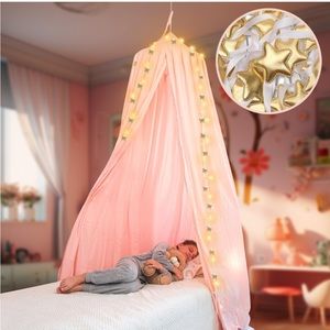 COPY - Beautiful princess bed canopy with lights